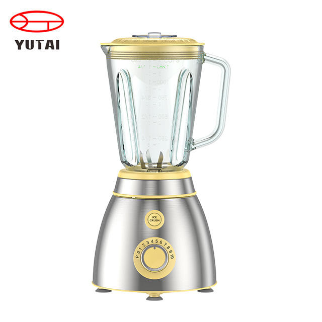 Pichet mélangeur en acier inoxydable, broyeur, hachoir, appareils de cuisine à grande vitesse, Smoothie Commercial, mélangeur électrique 500W