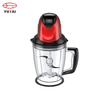 Hachoir électrique multifonctionnel de bol en verre de 500W 2.0L