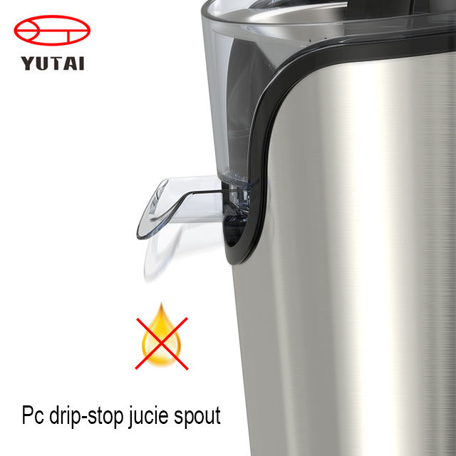 Extracteur de jus de presse-agrumes électrique puissant en acier inoxydable de 200 W
