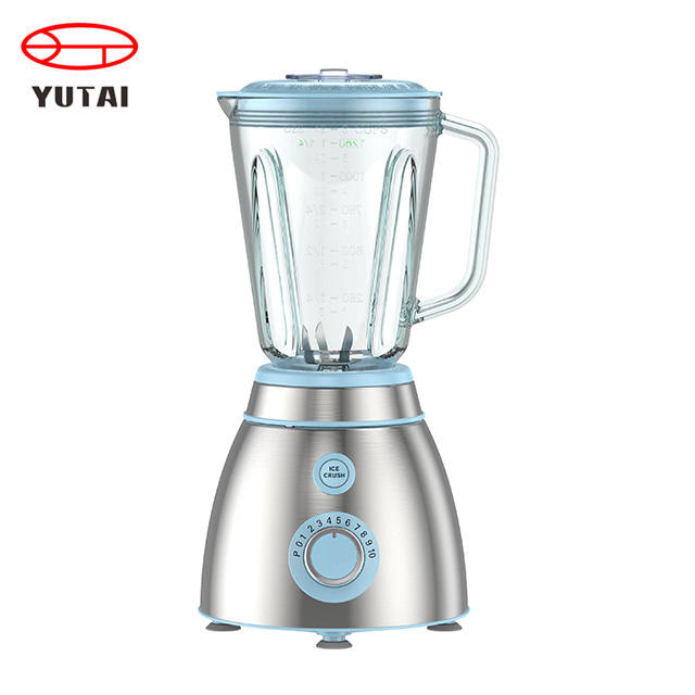 Pichet mélangeur en acier inoxydable, broyeur, hachoir, appareils de cuisine à grande vitesse, Smoothie Commercial, mélangeur électrique 500W