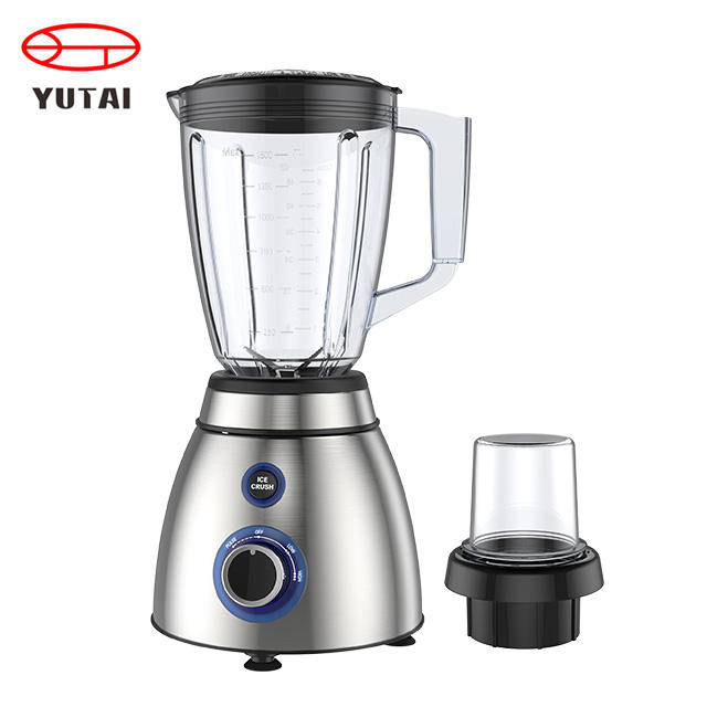 Offres spéciales 500W base en acier inoxydable pot en verre mélangeur de table mélangeur de fruits mélangeur de jus