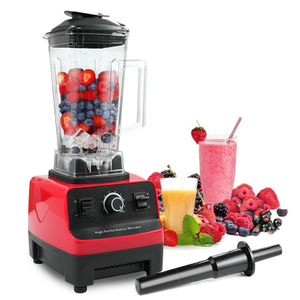 Vente chaude 2 en 1 robuste cuisine commerciale ménage fruits frais presse-agrumes mélangeur électrique argent crête smoothie mélangeur mélangeur