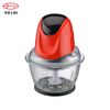 Hachoir électrique multifonctionnel de bol en verre de 500W 2.0L