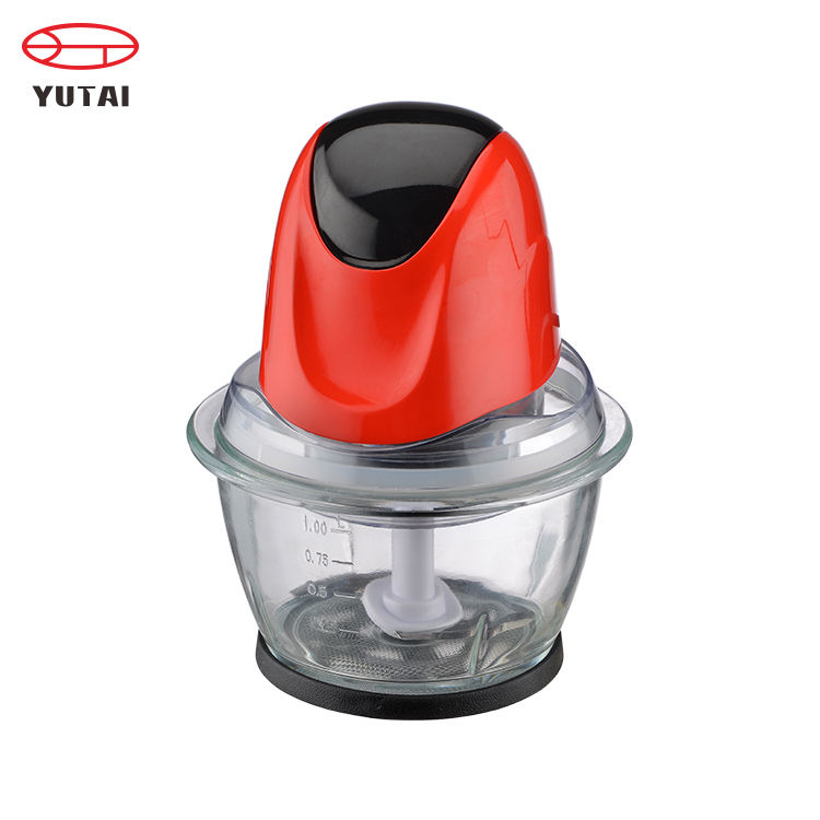 Hachoir électrique multifonctionnel de bol en verre de 500W 2.0L