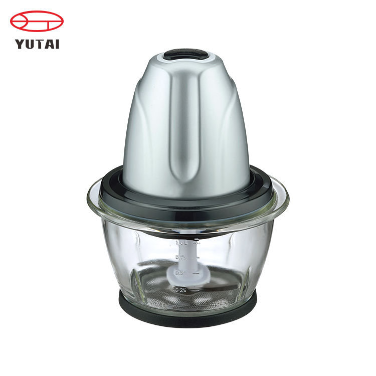 Hachoir électrique à 2 lames en acier inoxydable avec moteur de 300 W