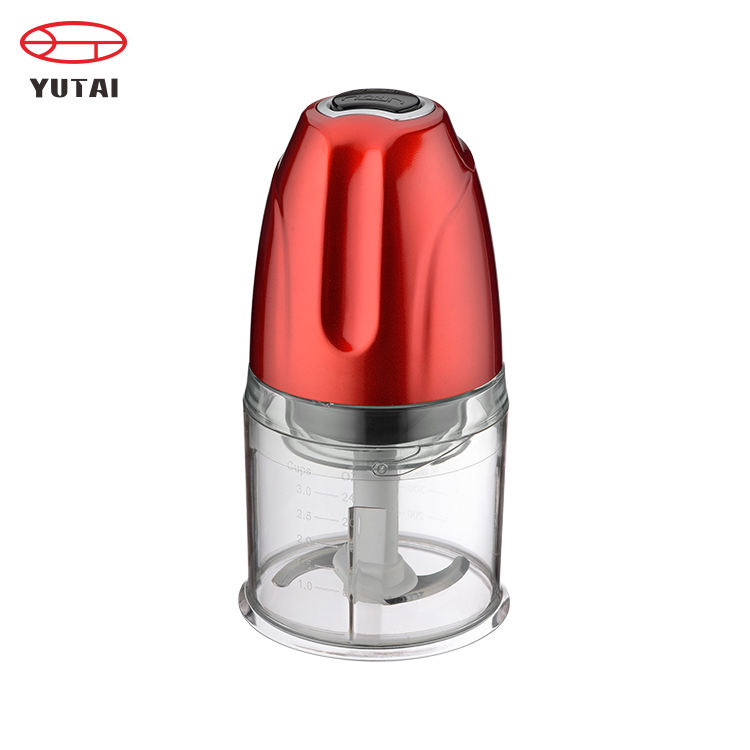 Hachoir alimentaire 300w avec bol en plastique de 1,5 l, hachoir avec lames en acier inoxydable à 2 couches