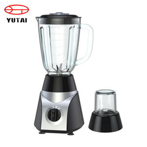 mélangeur commercial portable électrique avec pot en plastique de 1,5 L