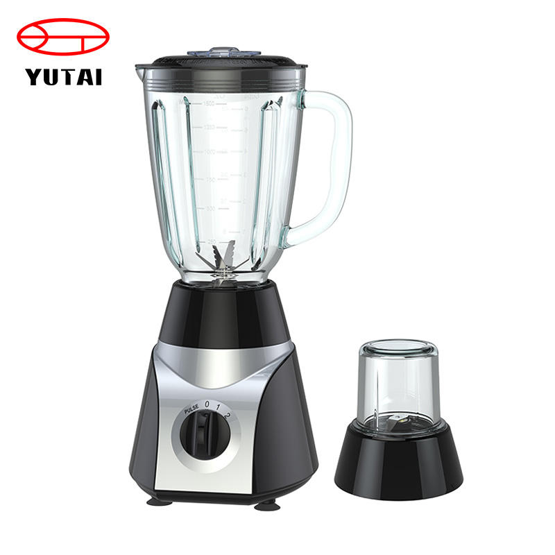 mélangeur commercial portable électrique avec pot en plastique de 1,5 L