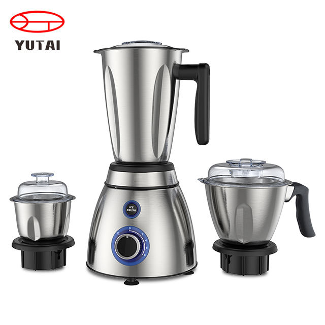 Offres spéciales 500W base en acier inoxydable pot en verre mélangeur de table mélangeur de fruits mélangeur de jus