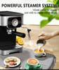 Accueil Cafétéria commerciale Semi-automatique Expresso Mousseur à lait italien Cappuccino Café Machine à café expresso avec prix d'usine