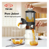 Mélangeur électrique Orange à grande bouche 200W, extracteur de carottes, presse à froid, presse-agrumes lent professionnel et Commercial