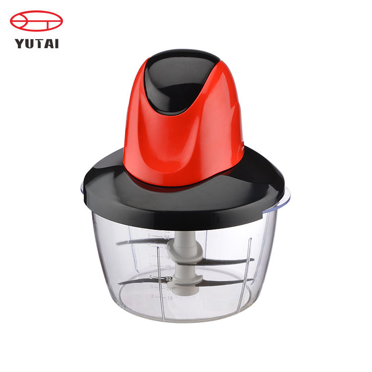 Hachoir électrique multifonctionnel de bol en verre de 500W 2.0L