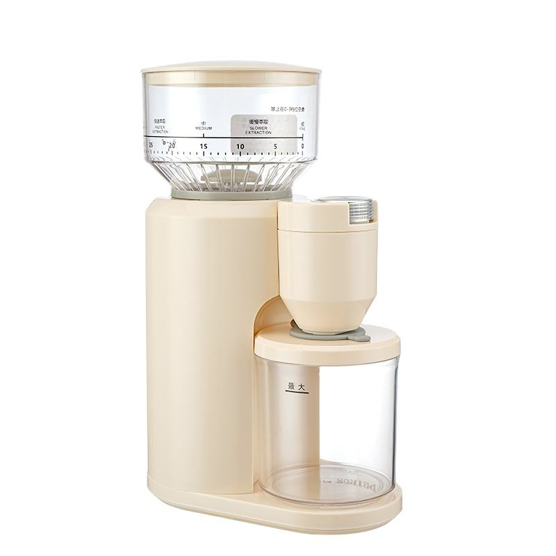 Broyeur électrique conique de grains de café, en acier inoxydable, avec minuterie numérique, affichage des tasses, 40mm, antistatique, fraise conique