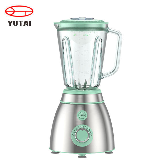 Pichet mélangeur en acier inoxydable, broyeur, hachoir, appareils de cuisine à grande vitesse, Smoothie Commercial, mélangeur électrique 500W