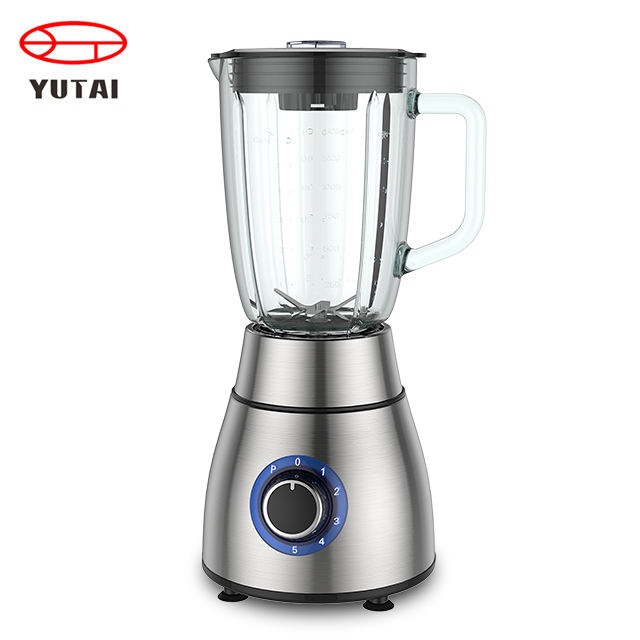 Mélangeurs et presse-agrumes en acier inoxydable, 1200W, pot en verre, mélangeur de smoothie, offre spéciale