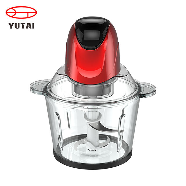 Hachoir électrique multifonctionnel de bol en verre de 500W 2.0L