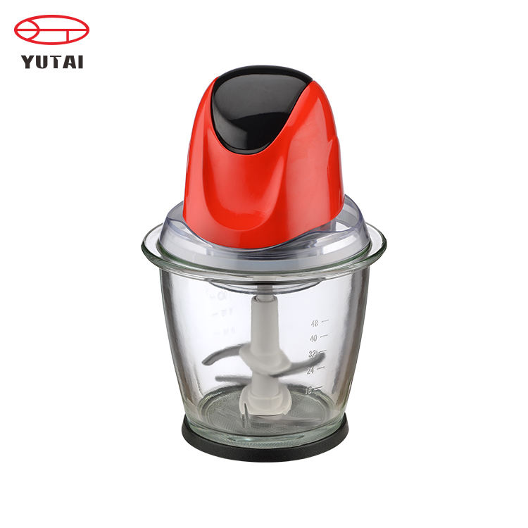 Hachoir électrique multifonctionnel de bol en verre de 500W 2.0L
