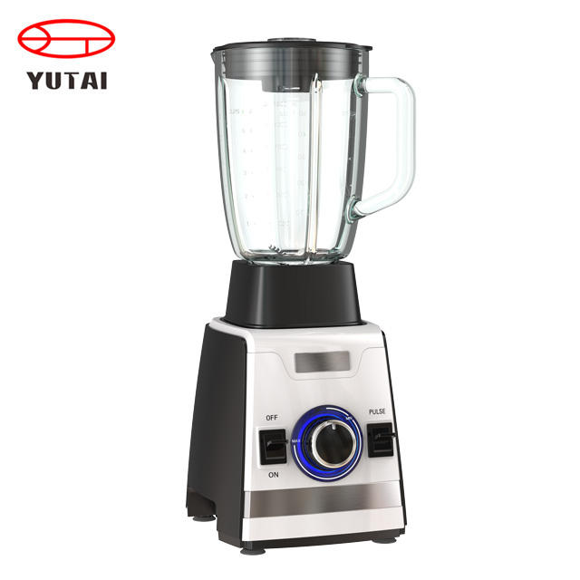 Nouveau pot PC 1200W 2,0l avec interrupteur de commande électronique en continu et fonction d'impulsion boîtier en plastique mélangeur commercial lourd