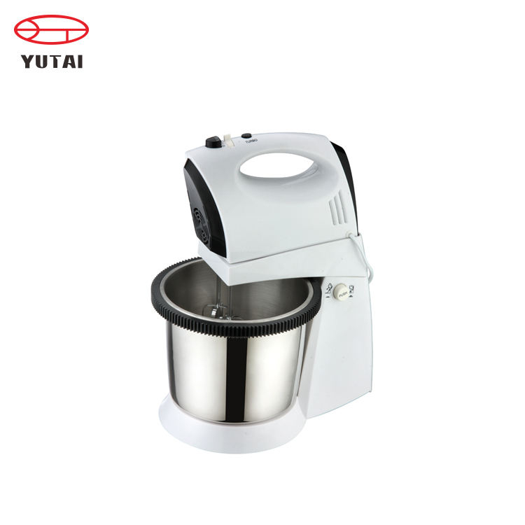 Batteur sur socle 250w, batteur sur socle à 5 vitesses avec bol