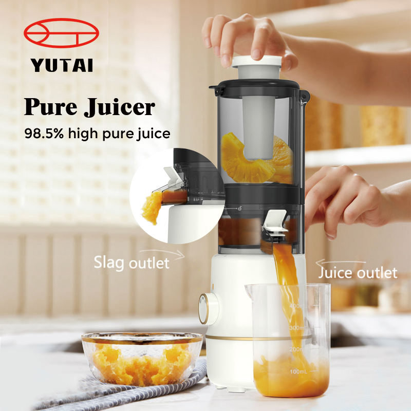 Presse à froid commerciale à grande bouche, Machine électrique pour fruits et légumes, presse-agrumes lent multifonctionnel pour la maison