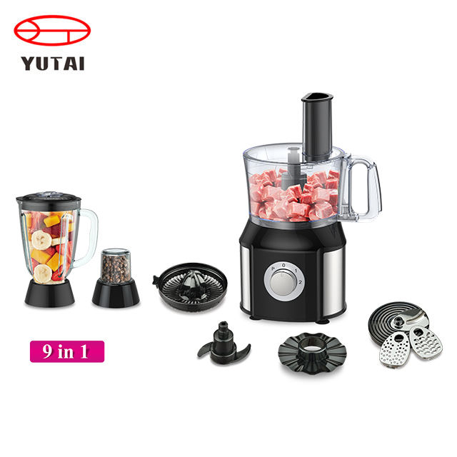 Hachoir, mixeur, mixeur, presse-agrumes, broyeur, machine à pâte, broyeur, trancheuse, robot culinaire multifonctionnel 10 en 1 500W