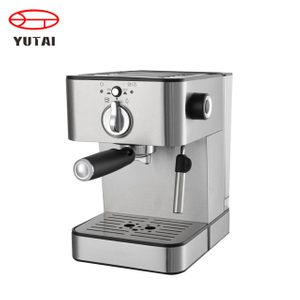 Machine à expresso Cappuccino multifonction avec corps en acier inoxydable, 15 bars, meilleure vente, avec mousseur à lait, pour usage domestique
