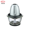 Hachoir alimentaire 300w avec bol en plastique de 1,5 l, hachoir avec lames en acier inoxydable à 2 couches