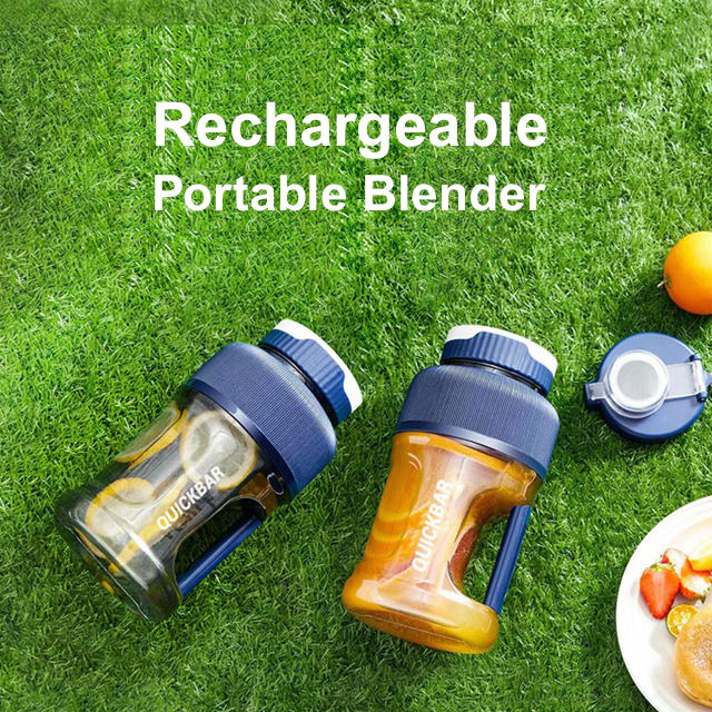 Presse-agrumes personnel Rechargeable haute puissance 1000ml, grande capacité, bouteille de fruits USB, mélangeur de Smoothie Portable