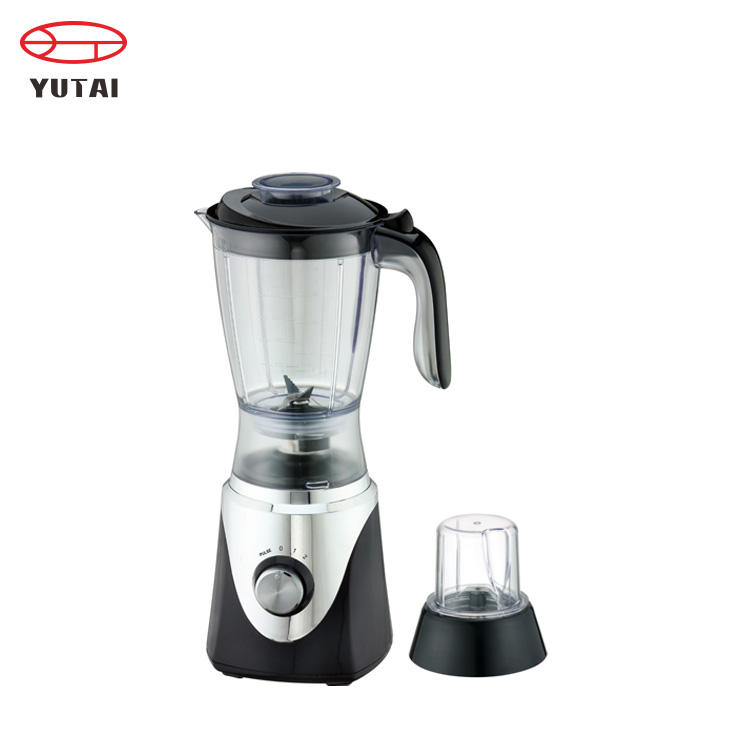 Mélangeur de fruits/glaces de table à grande vitesse électrique avec pot en plastique de 1,5 L