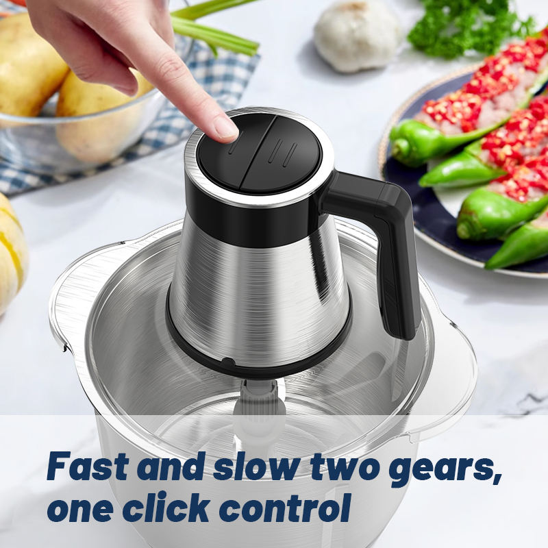 4L multifonctionnel cuisine robot culinaire broyeurs alimentaires hachoir à viande automatique électrique en acier inoxydable hachoir à viande pour la maison