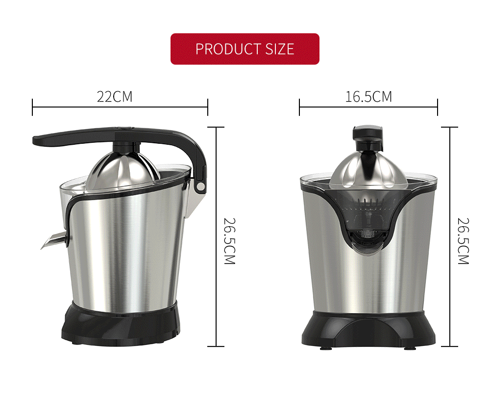 Presse-agrumes automatique puissant, appareils de cuisine électriques 180W, presse-agrumes Orange
