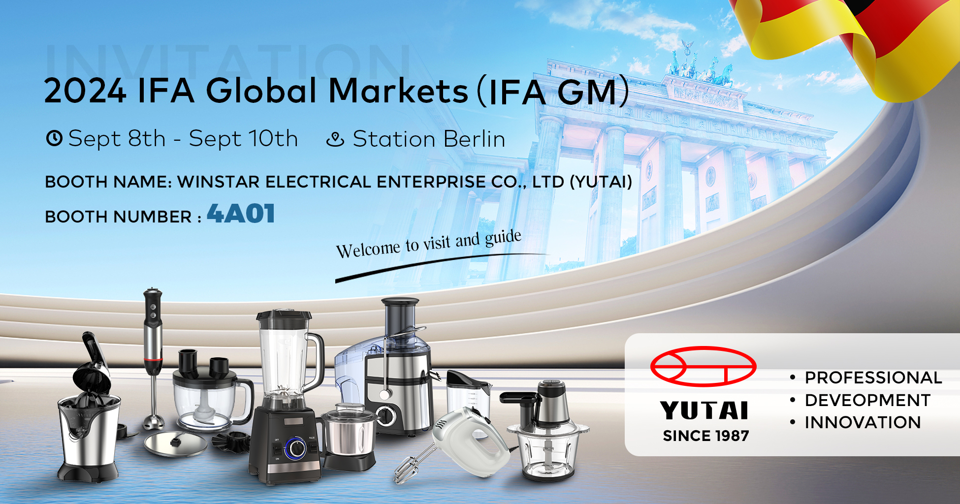 Bienvenue sur les marchés mondiaux IFA 2024 : découvrez l'innovation avec WINSTAR ELECTRICAL ENTERPRISE COMPANY LIMITED