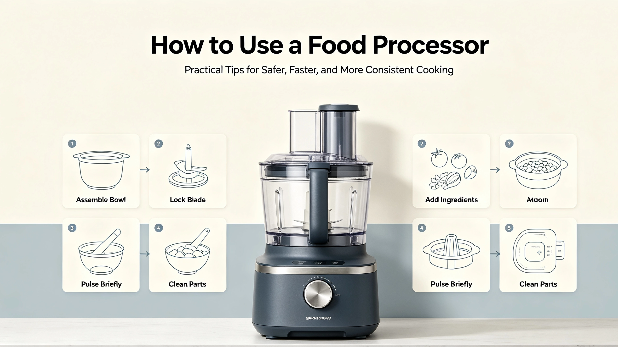 Comment utiliser un robot culinaire ? Un guide du débutant sur cet appareil de cuisine polyvalent